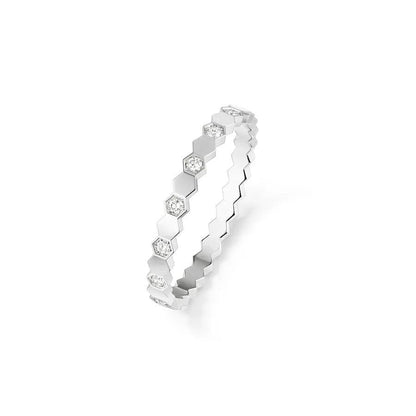 [Kincade Jewelrys] BAGUE ABEILLE AMOUR ARGENT DIAMANT