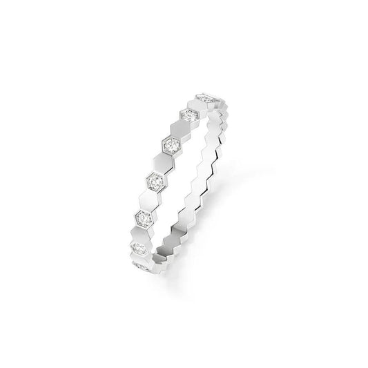 [Kincade Jewelrys] BAGUE ABEILLE AMOUR ARGENT DIAMANT