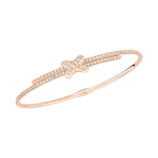 [Kincade Jewelrys]JEUX DE BRACELET DIAMANTS OR ROSE