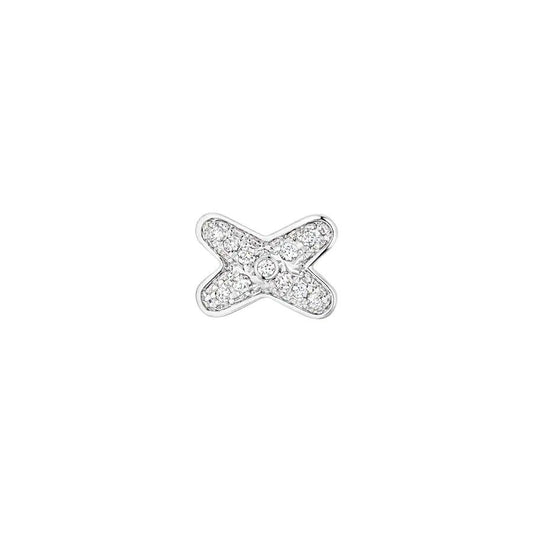 [Kincade Jewelrys]Boucles d'oreilles Jeux de Argent et Diamants