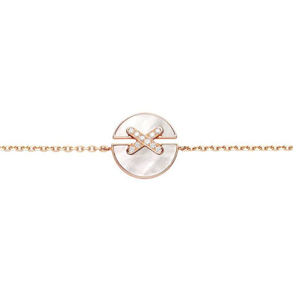 [Kincade Jewelrys]JEUX DE BRACELET MOP OR ROSE DIAMANTS