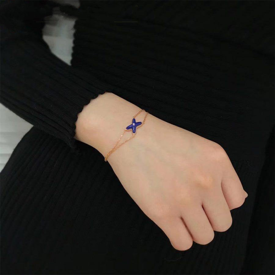 [Kincade Jewelrys] Bague creuse en forme de trèfle à quatre feuilles