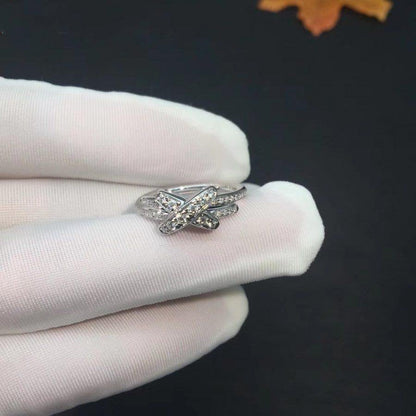 [Kincade Jewelrys]JEUX DE SILVER DIAMOND RING