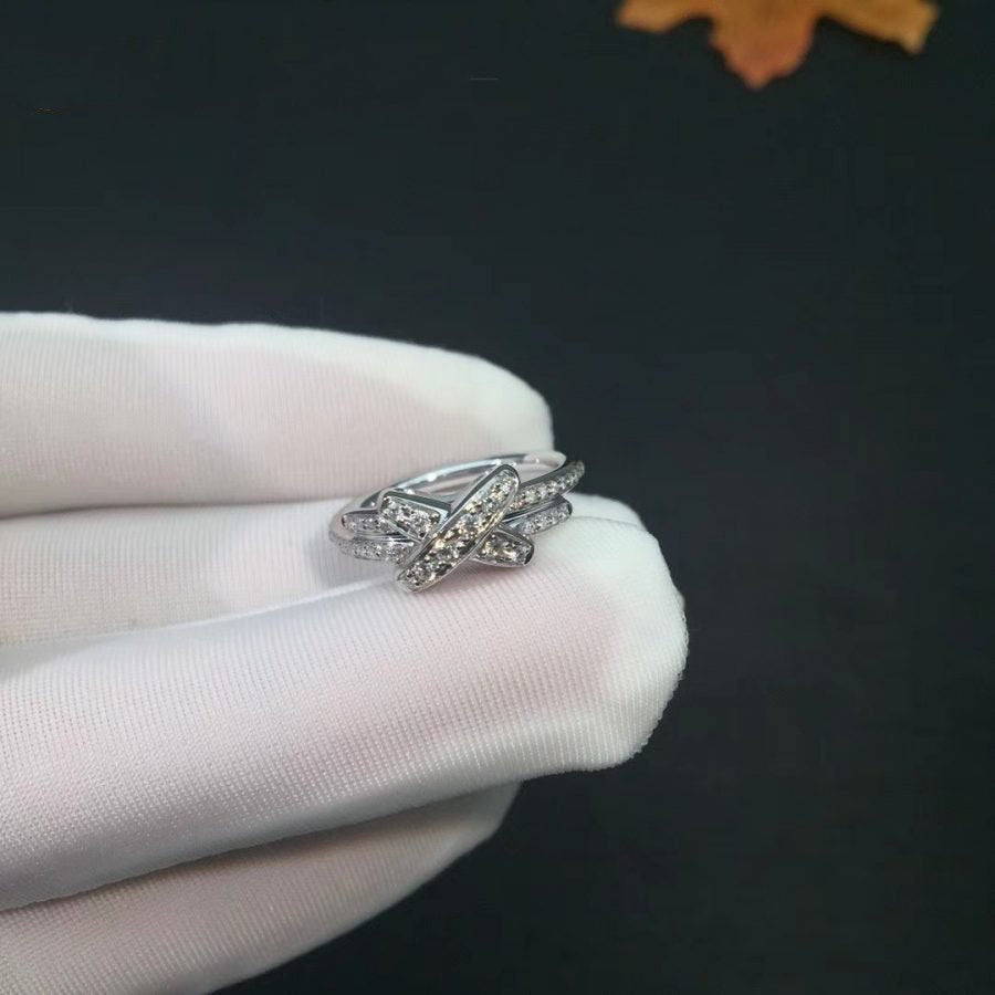 [Kincade Jewelrys]JEUX DE SILVER DIAMOND RING