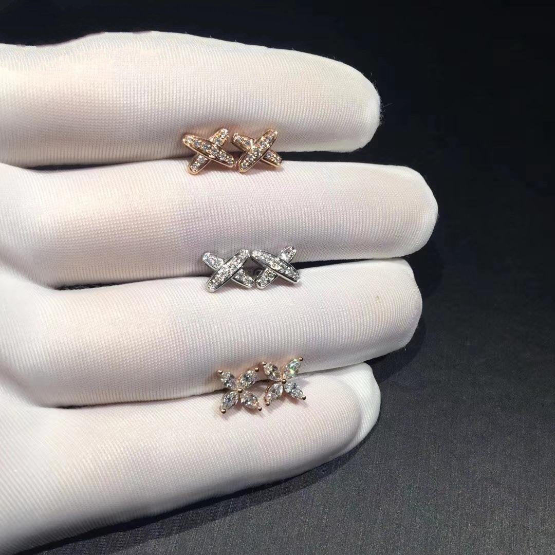 [Kincade Jewelrys]JEUX DE DIAMOND EARRINGS