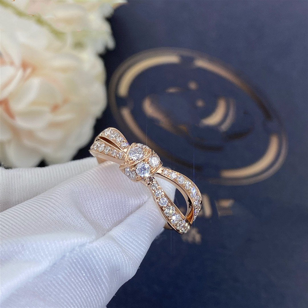 [Kincade Jewelrys] BAGUE EN OR ROSE ET DIAMANT LIENS