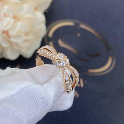 [Kincade Jewelrys] BAGUE EN OR ROSE ET DIAMANT LIENS