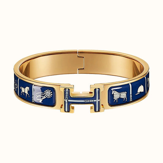 [Kincade Jewelrys] BRACELET H COUVERTURES BLEU FONCÉ