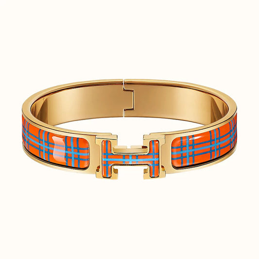 [Joyas Kincade]Pulsera de tartán de 12 mm