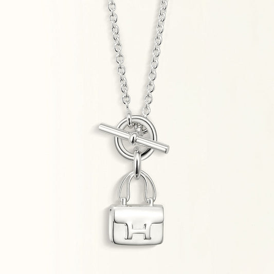 [Kincade Jewelrys]Collier pendentif POP H en argent