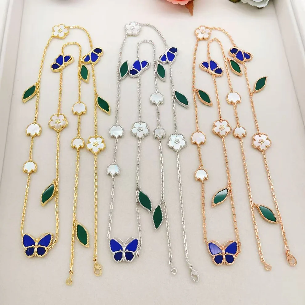 [Kincade Jewelrys] LUCKY BLUE BUTTERFLY  NECKLACE