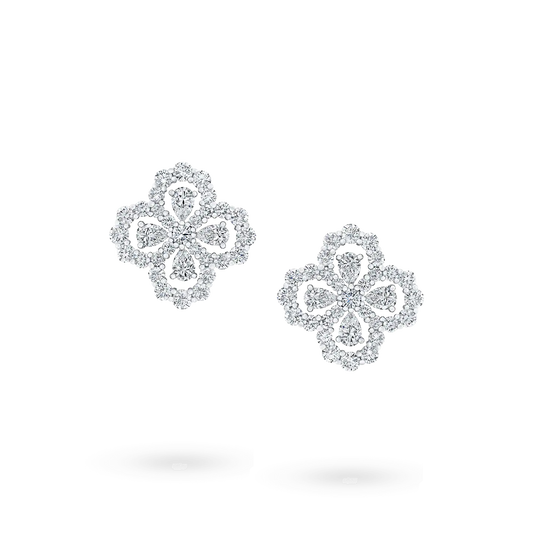 [Kincade Jewelrys] PENDIENTES DE ARO CON MOTIVO COMPLETO DE DIAMANTE DE 16 MM