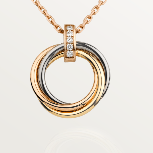 [Kincade Jewelrys] COLLIER TRINITY OR DIAMANTS