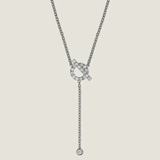 [Kincade Jewelrys] COLLIER FINESSE ARGENT DIAMANT