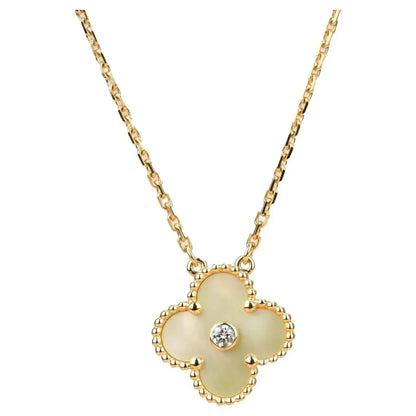 [Kincade Jewelrys] Collier Clover 15 mm en or et nacre