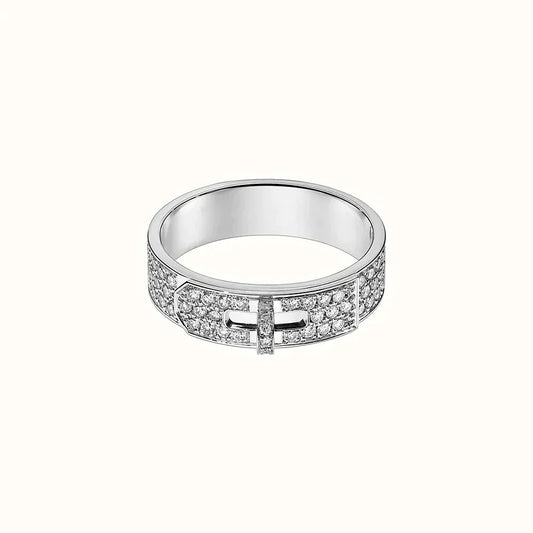 [Bijoux Kincade] BAGUE KELLY EN ARGENT ET DIAMANT