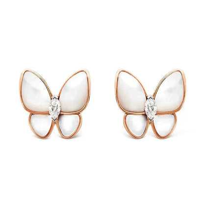 [Kincade Jewelrys]Boucles d'oreilles papillon en diamant