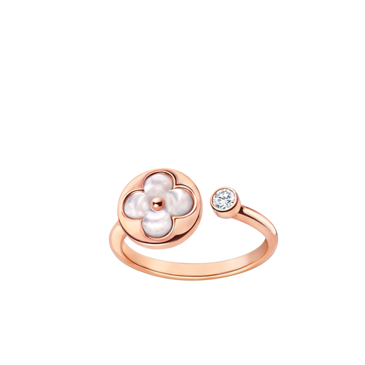 [Kincade Jewelrys] BAGUE SUN 1 DIAMANT ROSE