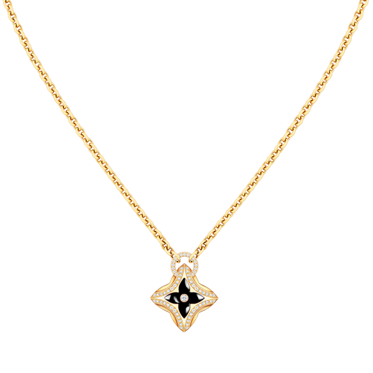 [Kincade Jewelrys] COLLIER PENDENTIF ÉTOILE EN OR ROSE ET DIAMANTS