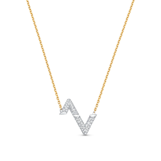 [Kincade Jewelrys] COLLIER PENDENTIF VOLT ARGENT DIAMANT