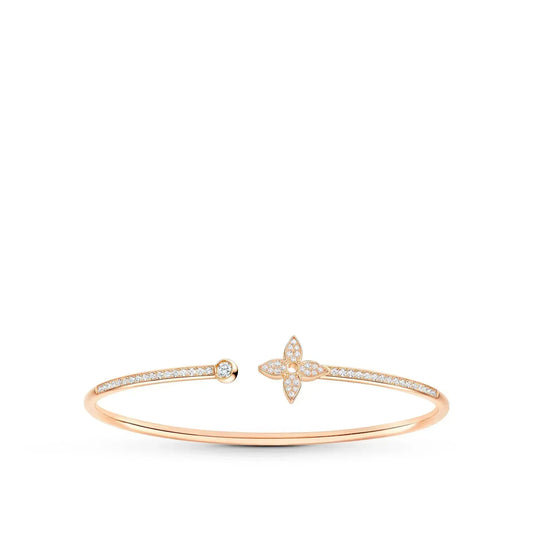[Kincade Jewelrys] IDYLLE BRACELET OUVERT EN OR ROSE PAVÉ DIAMANTS