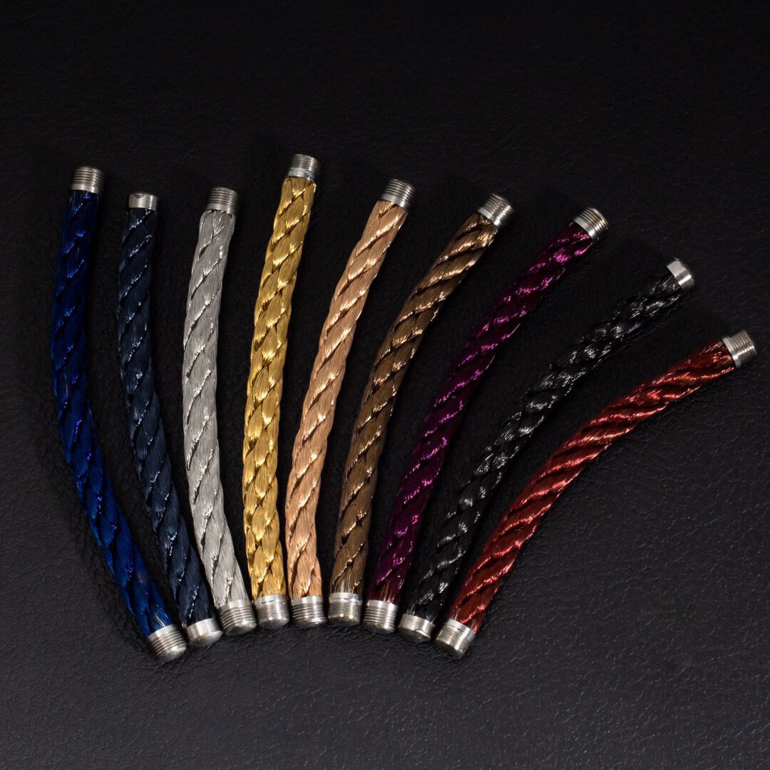 [Kincade Jewelrys]CÂBLES POUR BRACELETS FORCE SERIES, 50 CHOIX (SÉLECTION À FAIRE SOI-MÊME)