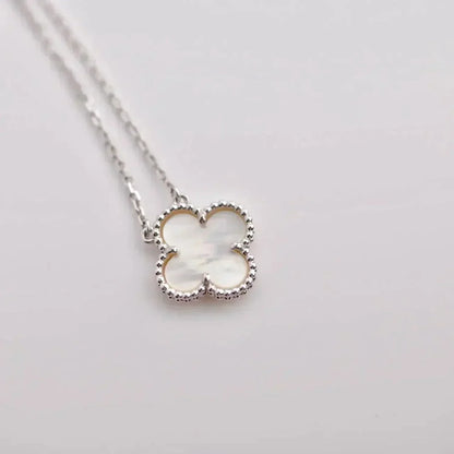 [Kincade Jewelrys] CLOVER 15MM NACRE BLANCHE ARGENT