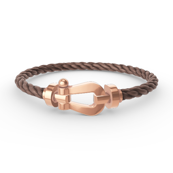 [Kincade Jewelrys] BRACELET FORCE LARGE FER À CHEVAL SANS DIAMANT OR ROSE