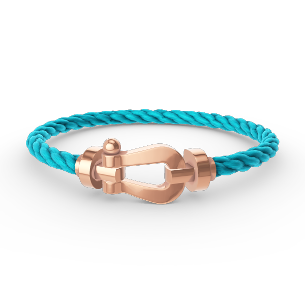 [Kincade Jewelrys] BRACELET FORCE LARGE FER À CHEVAL SANS DIAMANT OR ROSE
