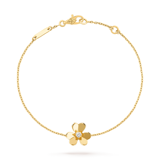 [Bijoux Kincade]BRACELET FLEUR EN OR FRIVOLE