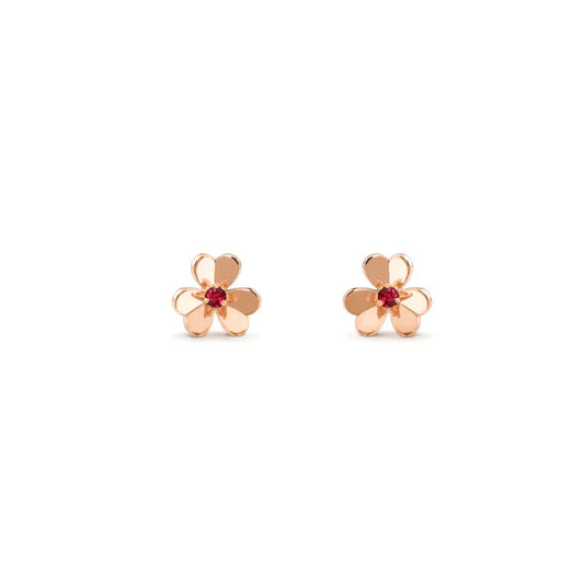 [Kincade Jewelrys]Boucles d'oreilles roses à fleurs frivoles
