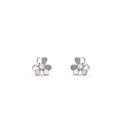 [Kincade Jewelrys]FRIVOLE MINI SILVER FLOWER EARRINGS