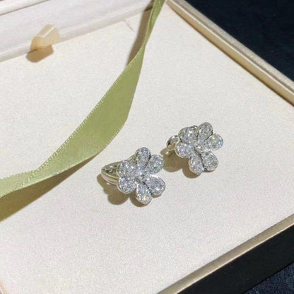 [Kincade Jewelrys]Boucles d'oreilles Frivole en argent et diamants