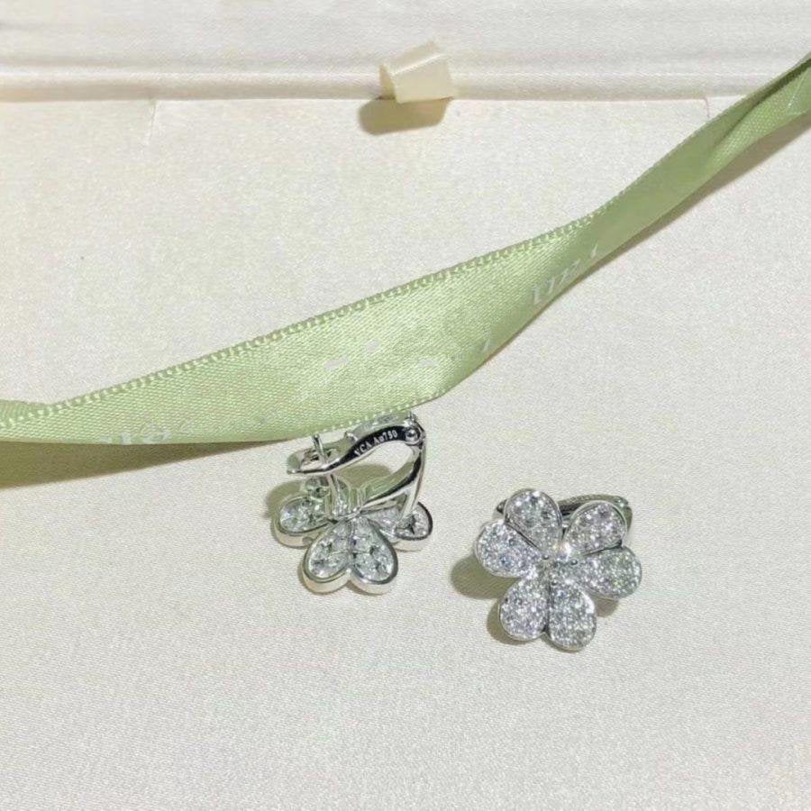 [Kincade Jewelrys]Boucles d'oreilles Frivole en argent et diamants