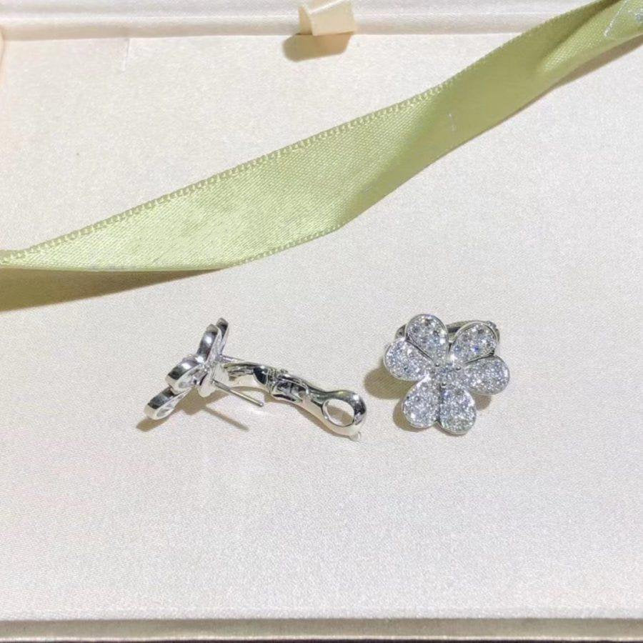 [Kincade Jewelrys]Boucles d'oreilles Frivole en argent et diamants