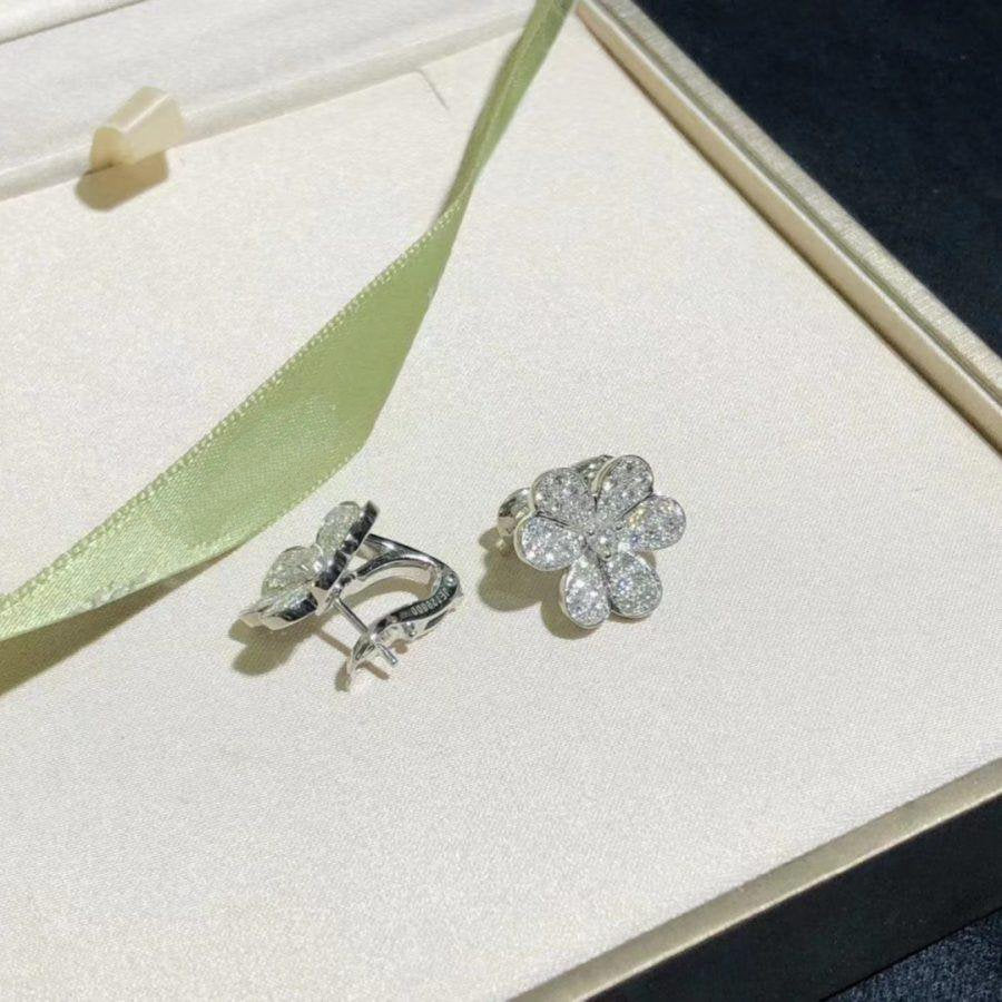 [Kincade Jewelrys]Boucles d'oreilles Frivole en argent et diamants