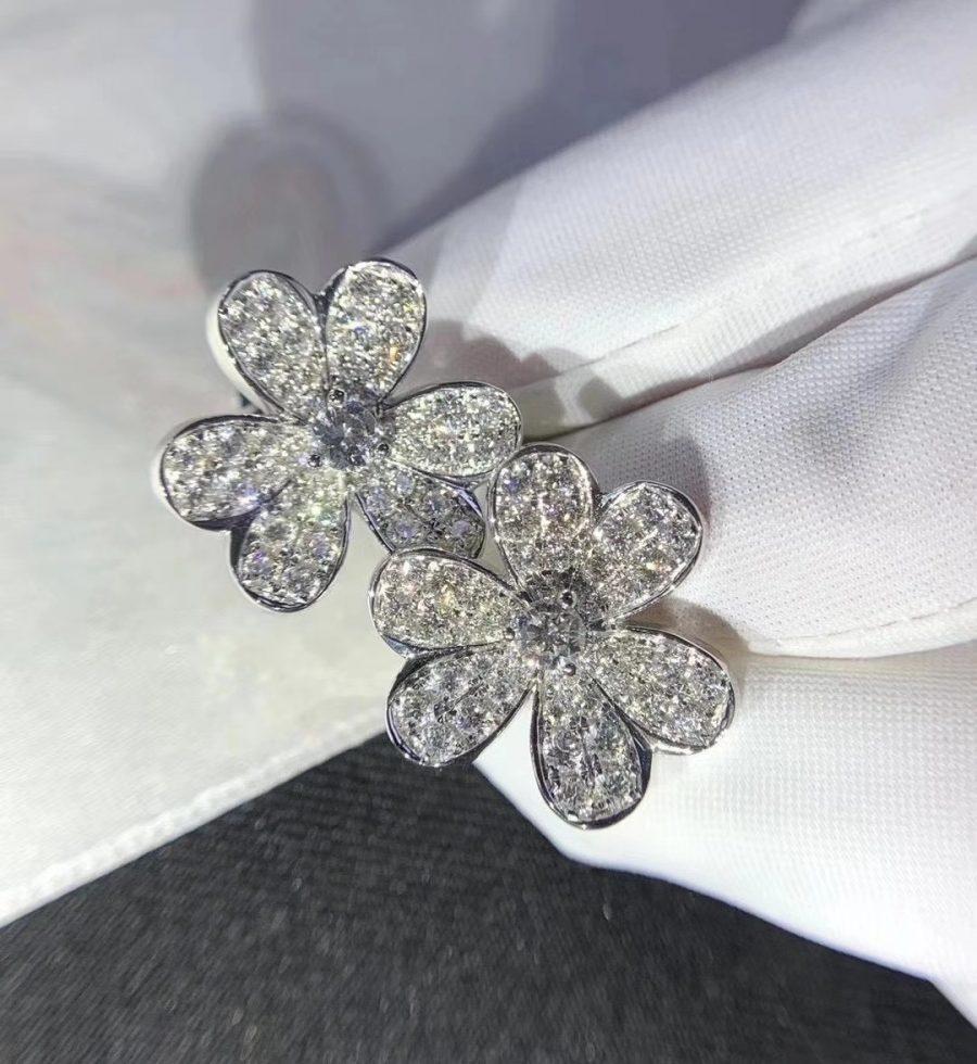 [Kincade Jewelrys]Boucles d'oreilles Frivole en argent et diamants