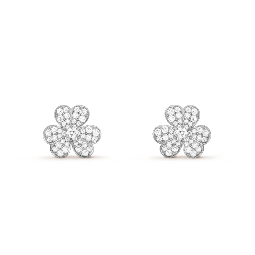 [Kincade Jewelrys]Boucles d'oreilles Frivole en argent et diamants