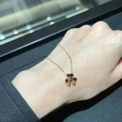[Kincade Jewelrys] Collier fleur en or frivole
