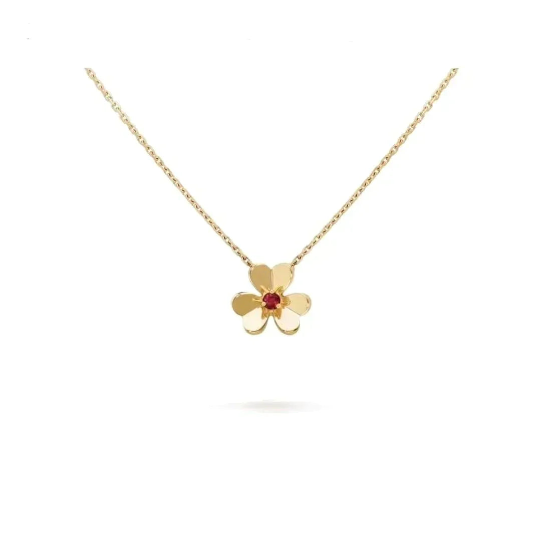 [Kincade Jewelrys] Collier fleur en or frivole