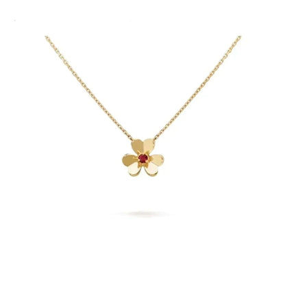 [Kincade Jewelrys] Collier fleur en or frivole