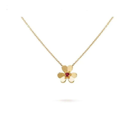[Kincade Jewelrys] Collier fleur en or frivole
