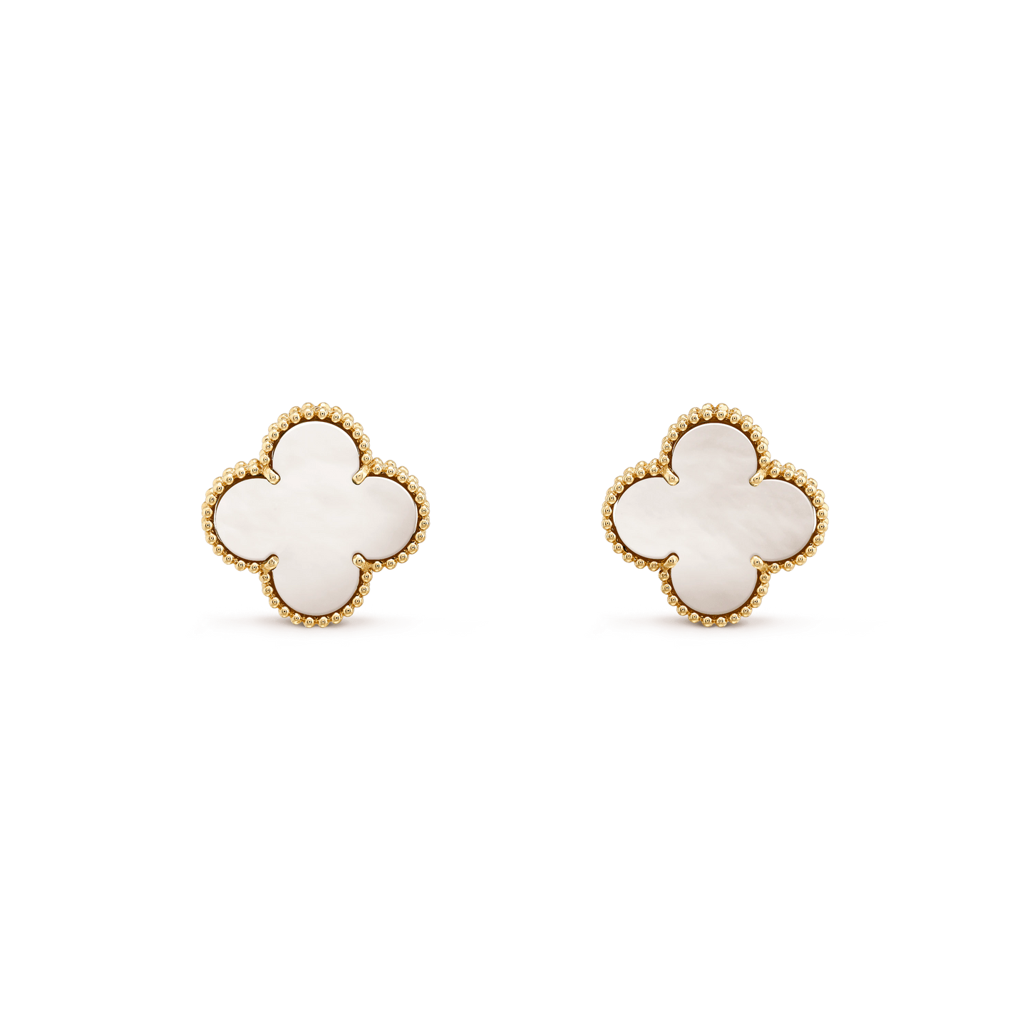 [Kincade Jewelrys]Boucles d'oreilles mini en or avec trèfle