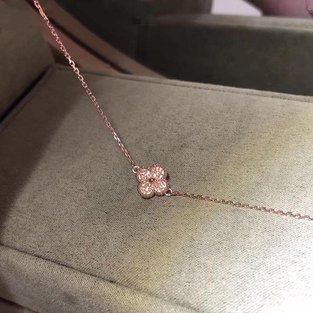 [Kincade Jewelrys]CLOVER SINGLE FLOWER BRACELET