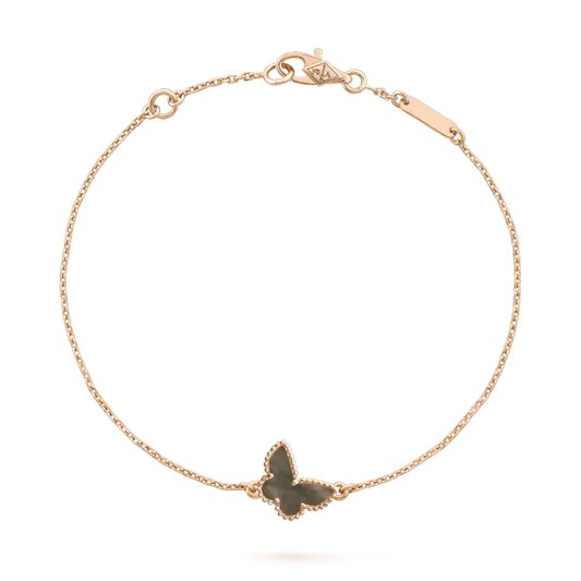 [Bijoux Kincade] BRACELET PAPILLON ONYX