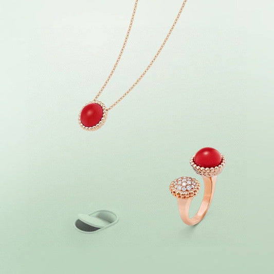 [Kincade Jewelrys] BAGUE ENTRE LES DOIGTS PERLEE COULEURS DIAMANT OR ROSE