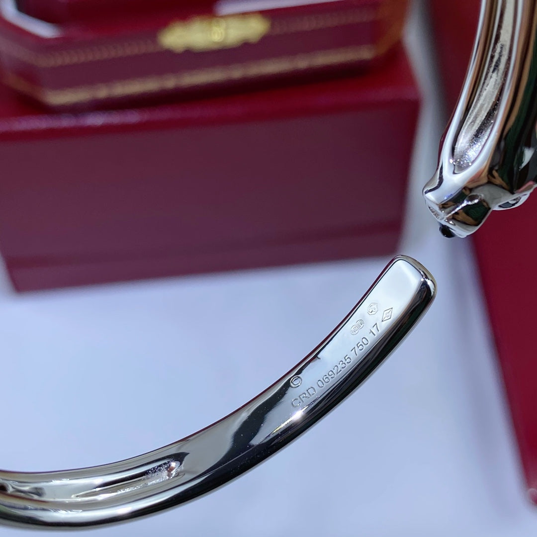 [Kincade Jewelrys] Bracelet ouvert en argent Panthère