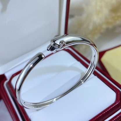 [Kincade Jewelrys] Bracelet ouvert en argent Panthère