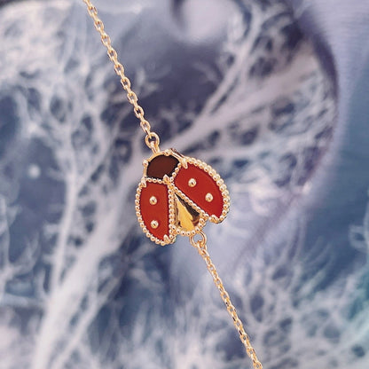 [Kincade Jewelrys] BRACELET EN OR ROSE À 1 MOTIF LUCKY SPRING