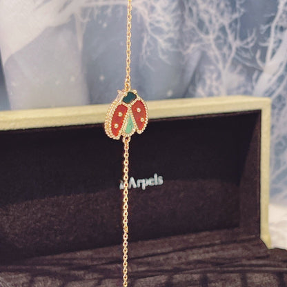 [Kincade Jewelrys] BRACELET EN OR ROSE À 1 MOTIF LUCKY SPRING